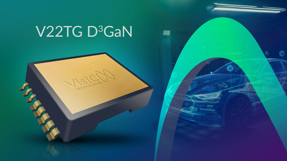 VisIC’s V22TG D3GAN top-side-cooled isolated package. 