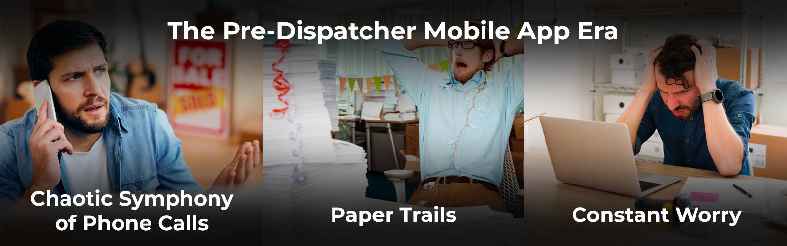 ชีวิตของผู้มอบหมายงานโดยไม่มีแอพ Dispatcher Mobile