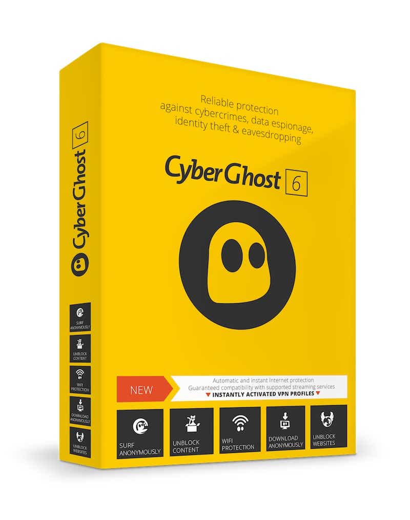 CyberGhost VPN - 최고의 무료 VPN 브라우저 확장 프로그램