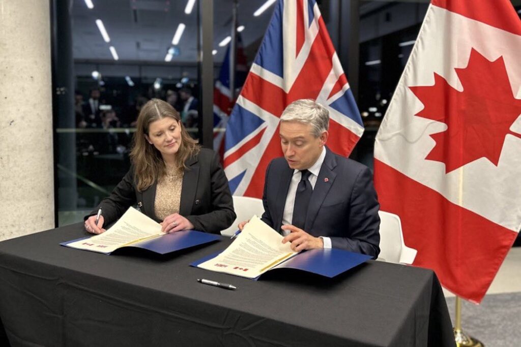 Canadá e Reino Unido assinam juntos acordo de IA