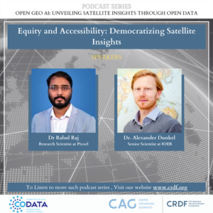 CRDF and CODATA Podcast Series: Open Geo AI, new episode available! - CODATA, The Committee on Data for Science and Technology