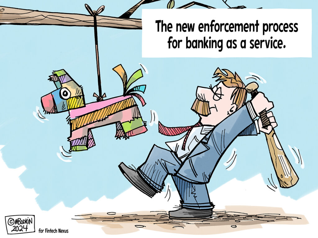 Banken som en tjeneste håndhevelse piñata